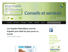 Tablet Screenshot of pharmacie-thezan.com